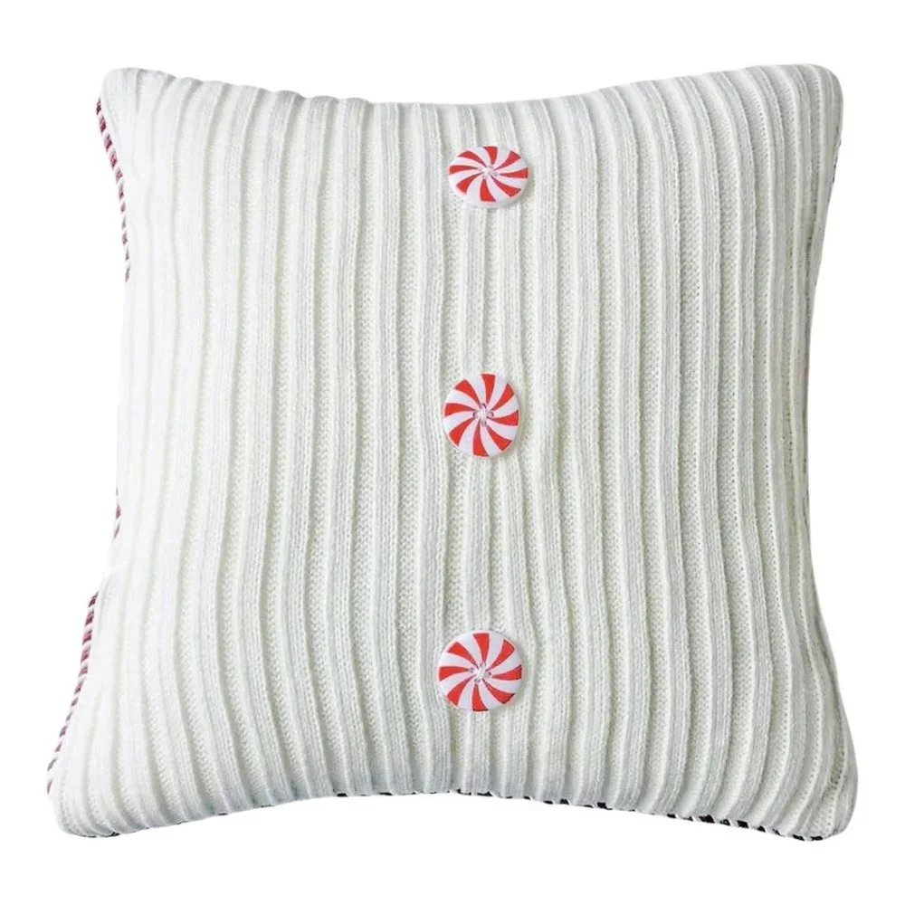 Disney Mickey and Minnie Mouse Make It Merry and Bright Holiday Throw Pillow